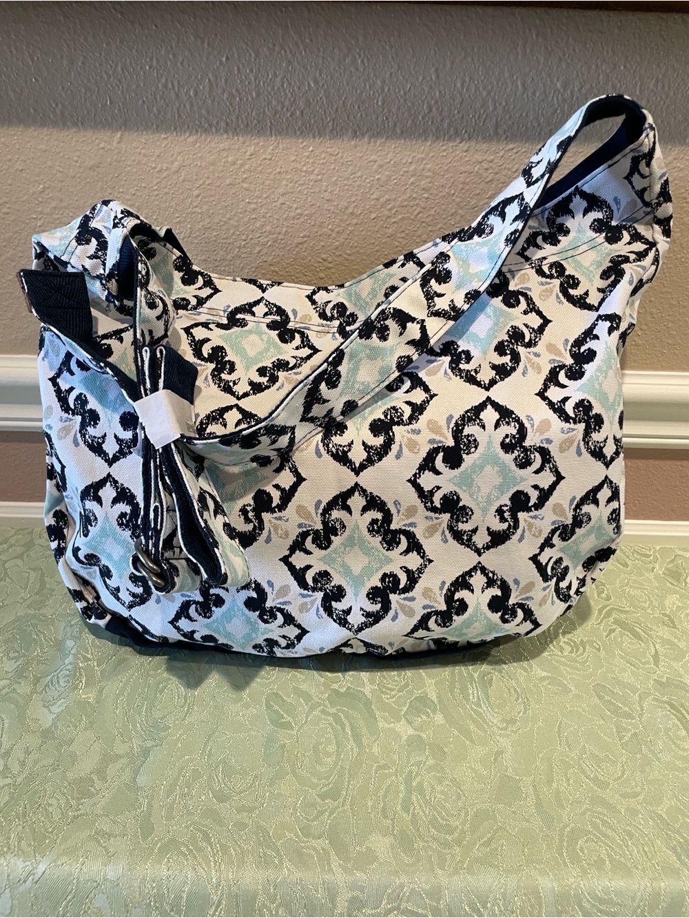 Thirty-One Retro Metro Hobo Crossbody Fab Flourish